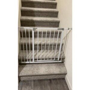 28.9-42.1" Wide Baby Gate for Stairs, 30" Tall Dog Gates for Doorways